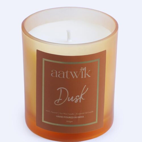 Aatwik Dusk Scented Soy Wax Candle with Upto 70 Hr