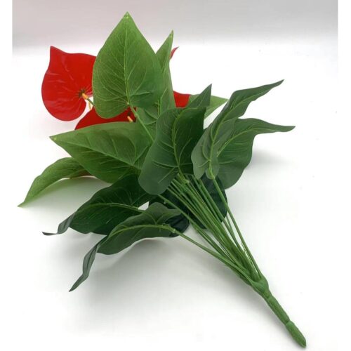 Aatwik Faux Artificial Head Anthurium Plant Interior Artificial Plants